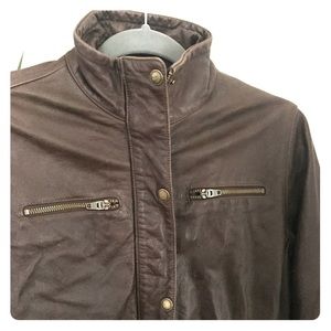 Vintage Style Leather Jacket